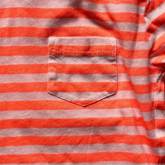 Crewcuts J. Crew Kids Orange White Striped Light Knit Turtleneck Shirt Top  Sz 2 - Picture 10 of 10